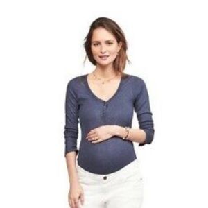 Hatch Henley Shirt Maternity and Nursing